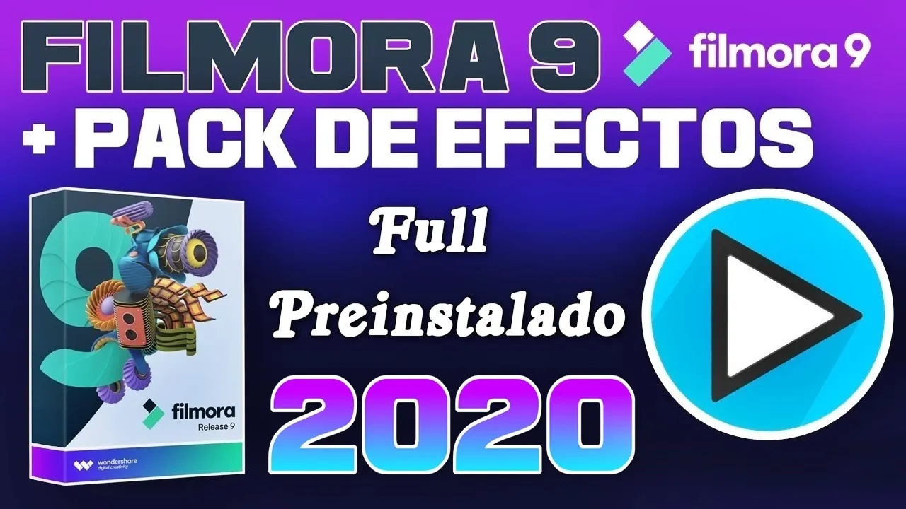 Filmora 9 Preinstalado Full + Pack De Efectos | Actualizado | 2022