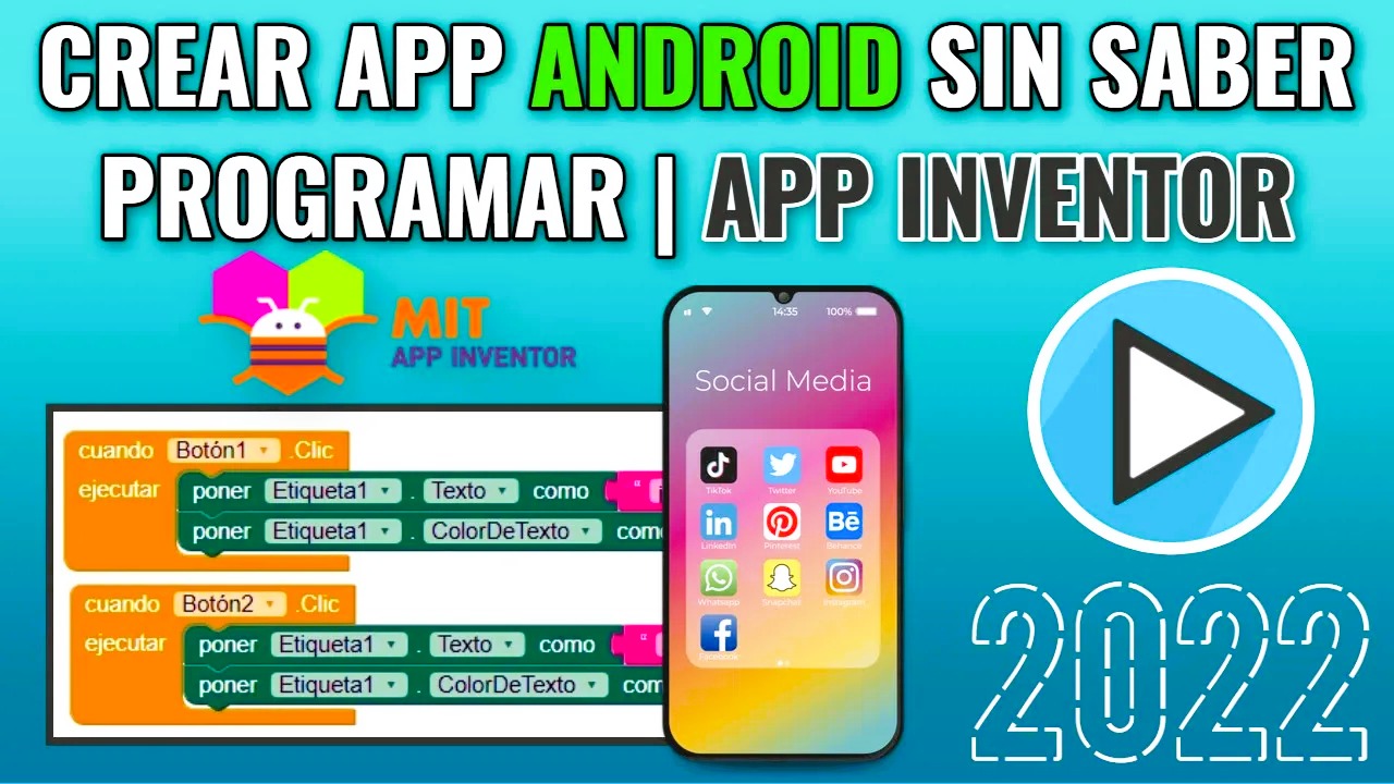 Crear Tu Propia Aplicación Para Android Sin Saber Programar | App Inventor